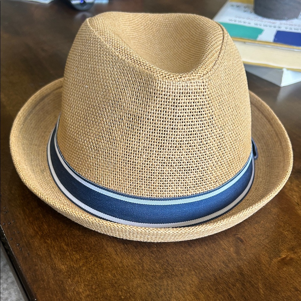 Brand New Aldo Tan Hat with Brown Band